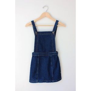 💙Topshop Denim Overall Dress
